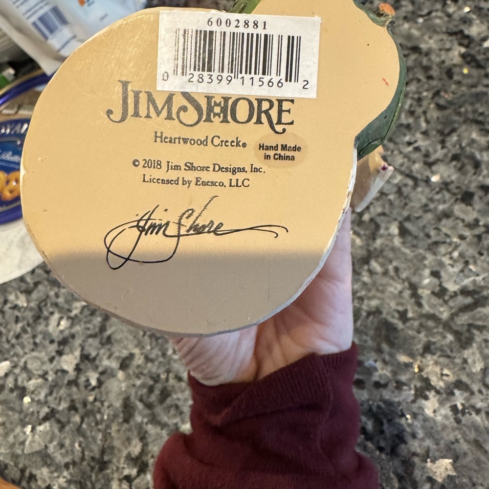 Jim Shore 2018 Annual Santa Ornament Heartwood Creek Enesco #6002881 w/ Tag - Picture 4 of 4